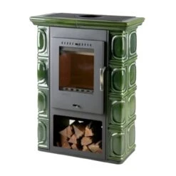 Borgholm Oliv-Grün Kachel Kaminofen 7kW -Besten Kamin Laden borgholm gruen kaminofen web2 1280x1280