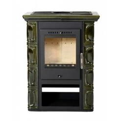 Borgholm Oliv-Grün Kachel Kaminofen 7kW -Besten Kamin Laden borgholm gruen kaminofen web4 1280x1280