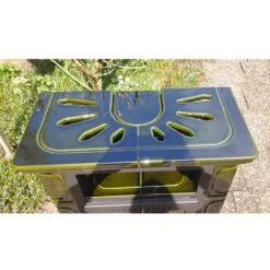 Borgholm Top Olivgrün Kachel Kaminofen 7kW -Besten Kamin Laden borgholm top gruen kaminofen web6 1280x1280