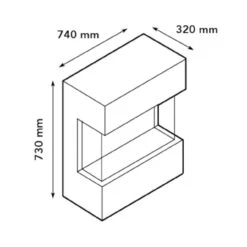 Castello Smart LED Elektrischer Wandkamin 15 Castello Smart LED Elektrischer Wandkamin -Besten Kamin Laden castello 3d wandkamin elektrischer kamin masse 1280x1280