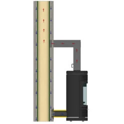 CB Schornstein Anschlussstutzen – Für LAS Ringspalt -Besten Kamin Laden cb verbrennungsluftstutzen schema 1280x1280