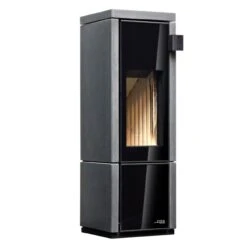 Conte Mini Eck DIBT Speicher Kaminofen 5KW Anthrazit -Besten Kamin Laden cera design conte mini eck speicherofen anthrazit web2 1280x1280