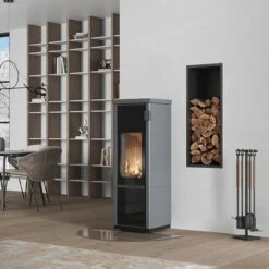 Conte Mini Eck DIBT Speicher Kaminofen 5KW Anthrazit -Besten Kamin Laden cera design conte mini eck speicherofen anthrazit web7 1280x1280