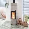 Rondotherm Titan Speicherkaminofen 7KW Champagner -Besten Kamin Laden cera design rondotherm titan champagner web1 1280x1280
