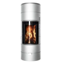 Rondotherm Titan Midi Kaminofen 6KW Weiß DIBt