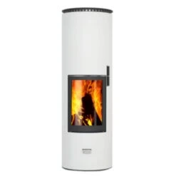 Rondotherm XL Speicherkaminofen 7KW Weiß -Besten Kamin Laden cera design rondotherm xl speicherofen weiss web1 1280x1280