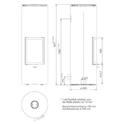 Rondotherm Titan Speicherkaminofen 7KW Grau 13 Rondotherm Titan Speicherkaminofen 7KW Grau -Besten Kamin Laden cera rondotherm XL kaminofen masse 1280x1280