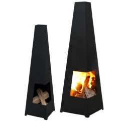 Outdoor/Garten Kamin Chacana Schwarz -Besten Kamin Laden chacana corten tit tit 1280x1280