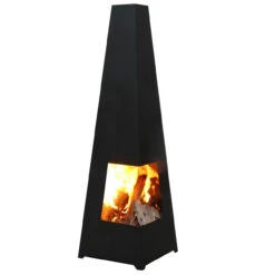 Outdoor/Garten Kamin Chacana Schwarz -Besten Kamin Laden chacana schwarz 1 web 1280x1280