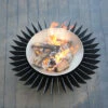 Cosmo 13 Designer Feuerschale / Gartenkamin Schwarz -Besten Kamin Laden cosmo 13 fire option tit 1280x1280