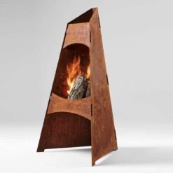 Delta Pyramide Gartenkamin Cortenstahl 12 Delta Pyramide Gartenkamin Cortenstahl -Besten Kamin Laden delta gartenkamin redwood web1 1280x1280