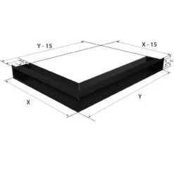 Eckluftleiste LUFT Rechts 40x80 Cm Geschliffener Stahl 14 Eckluftleiste LUFT Rechts 40x80 Cm Geschliffener Stahl -Besten Kamin Laden eckluftleiste luft 9 zeichnung 1280x1280