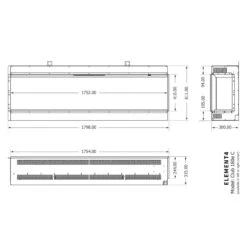 Elektrokamin Club 180E 4in1 Einbaukassette Mit Wärmeleistung -Besten Kamin Laden elektro led kamin club 180e element4 masse ecke 1280x1280