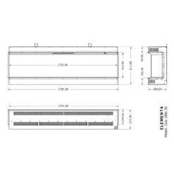 Elektrokamin Club 180E 4in1 Einbaukassette Mit Wärmeleistung -Besten Kamin Laden elektro led kamin club 180e element4 masse s3 1280x1280