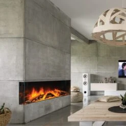 Elektrokamin Club 100E 4in1 Einbaukassette Mit Wärmeleistung -Besten Kamin Laden element4 100e elektrokamin dreiseitig int 1280x1280