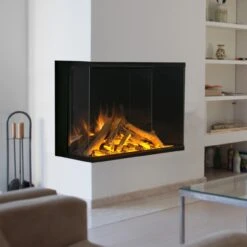 Elektrokamin Club 80HE 4in1 Einbaukassette Mit Wärmeleistung -Besten Kamin Laden element4 80he elektrokamin links int 1280x1280