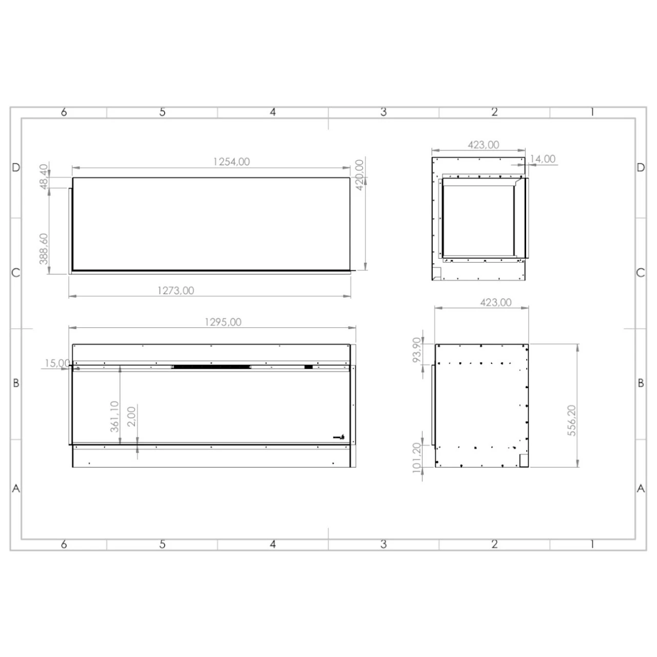 Elektrokamin Ambiance 125E 4in1 Einbaukassette Mit Wärmeleistung 10 Elektrokamin Ambiance 125E 4in1 Einbaukassette Mit Wärmeleistung – Bild 8