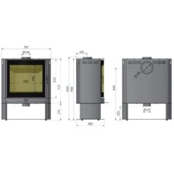 Elipse F2 Kaminofen 9kW Schwarz -Besten Kamin Laden elipse f2 kaminofen masse 1280x1280