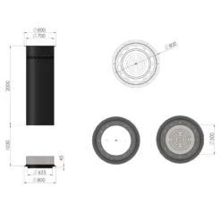 Inround Designer Ethanolkamin Zur Deckenmontage 40 Inround Designer Ethanolkamin Zur Deckenmontage -Besten Kamin Laden ethanol designer kamin inround masse2 1280x1280