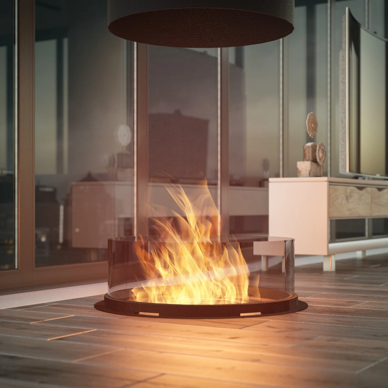 Inround Designer Ethanolkamin Zur Deckenmontage 8 Inround Designer Ethanolkamin Zur Deckenmontage – Bild 6