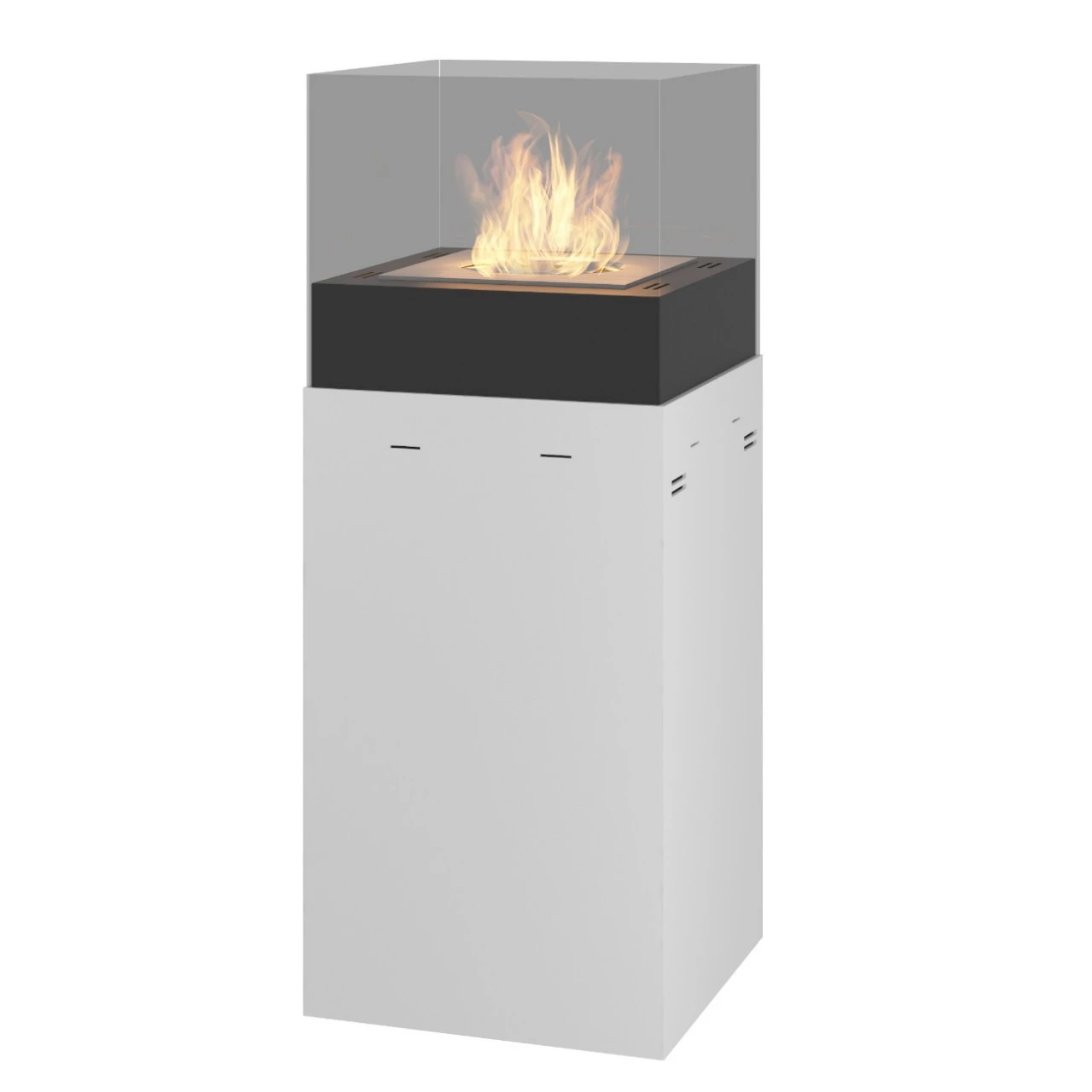 Instand 850 Weiß Ethanolkamin Feuersäule 6 Instand 850 Weiß Ethanolkamin Feuersäule – Bild 4