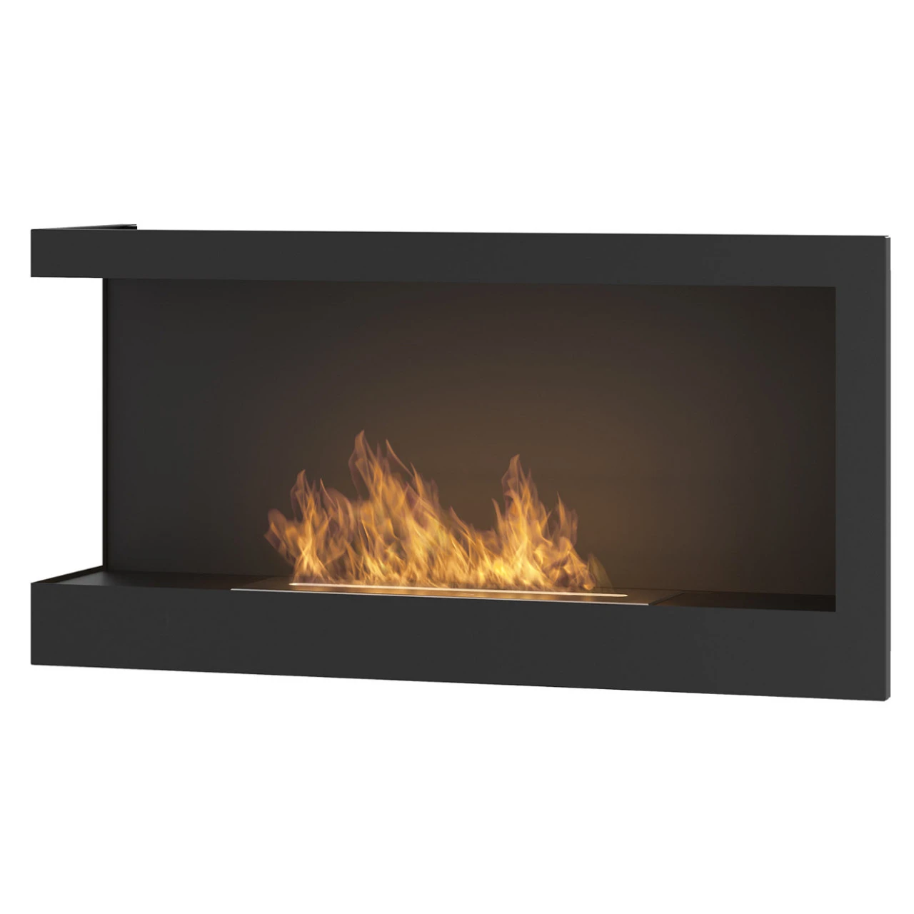 CORNER L900 Ethanolkamin Einbaukassette Ecke Links 3 CORNER L900 Ethanolkamin Einbaukassette Ecke Links