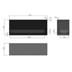 INSIDE L1100 Ethanolkamin Einbaukassette Ecke Links 31 INSIDE L1100 Ethanolkamin Einbaukassette Ecke Links -Besten Kamin Laden ethanolkamin einbaukassette l1100 masse 1280x1280