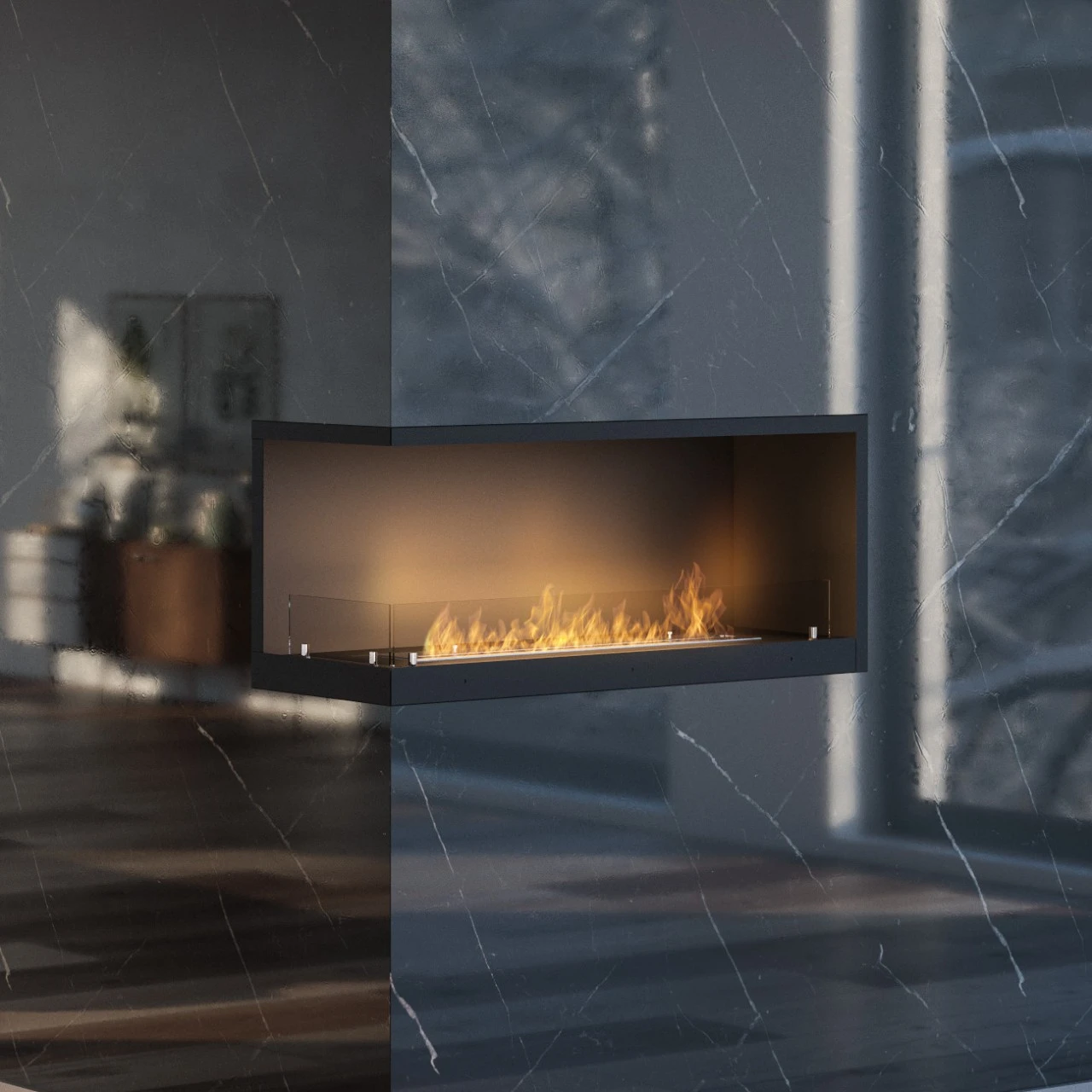 INSIDE L1100 Ethanolkamin Einbaukassette Ecke Links 9 INSIDE L1100 Ethanolkamin Einbaukassette Ecke Links – Bild 7