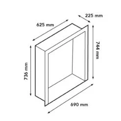 Einbaukasten L Ethanolbrenner 5820B Steindekor Medaillon -Besten Kamin Laden ethanolkamin einbaukasten L steindecor medaillon masse 1280x1280