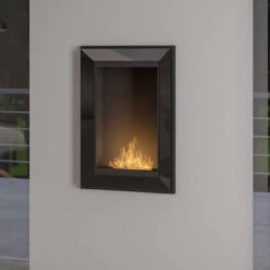 FRAME 550 Edelstahl Ethanolkamin Einbaukassette -Besten Kamin Laden ethanolkamin frame550 black int 1280x1280