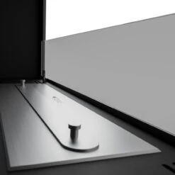 FRAME 900 Edelstahl Ethanolkamin Einbaukassette -Besten Kamin Laden ethanolkamin frame900 glas2 1280x1280 2