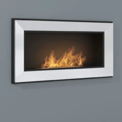 FRAME 900 Ethanolkamin Einbaukassette Weiß -Besten Kamin Laden ethanolkamin frame900 white web4 1280x1280