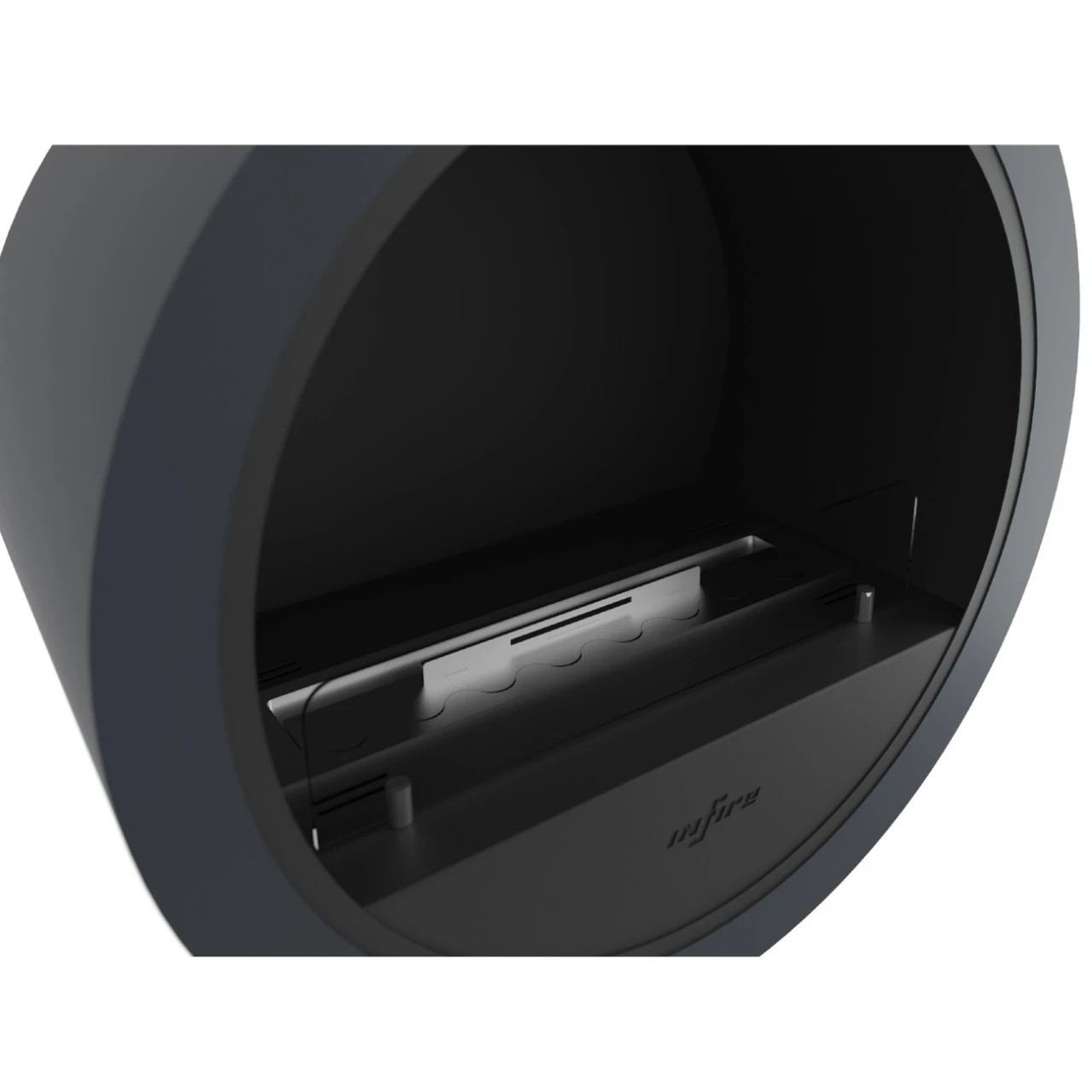 Incyrcle Bio-Ethanolkamin Deckenmontage Dunkelgrau 4 Incyrcle Bio-Ethanolkamin Deckenmontage Dunkelgrau – Bild 2