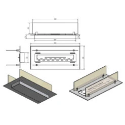 INSERT 600 Ethanolkamin Einbauprofil 29 INSERT 600 Ethanolkamin Einbauprofil -Besten Kamin Laden ethanolkamin insert 600 masse 1280x1280