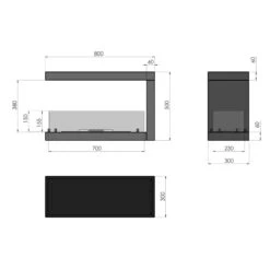 INSIDE U800 Panorama Ethanolkamin Einbaukassette -Besten Kamin Laden ethanolkamin inside u800 masse 1280x1280