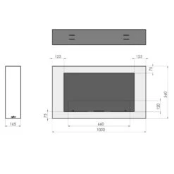 Murall 1000 Designer Ethanolkamin Weiß 27 Murall 1000 Designer Ethanolkamin Weiß -Besten Kamin Laden ethanolkamin murall masse2 1280x1280