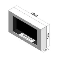 Murall 1000 Designer Ethanolkamin Weiß 26 Murall 1000 Designer Ethanolkamin Weiß -Besten Kamin Laden ethanolkamin murall masse 1280x1280