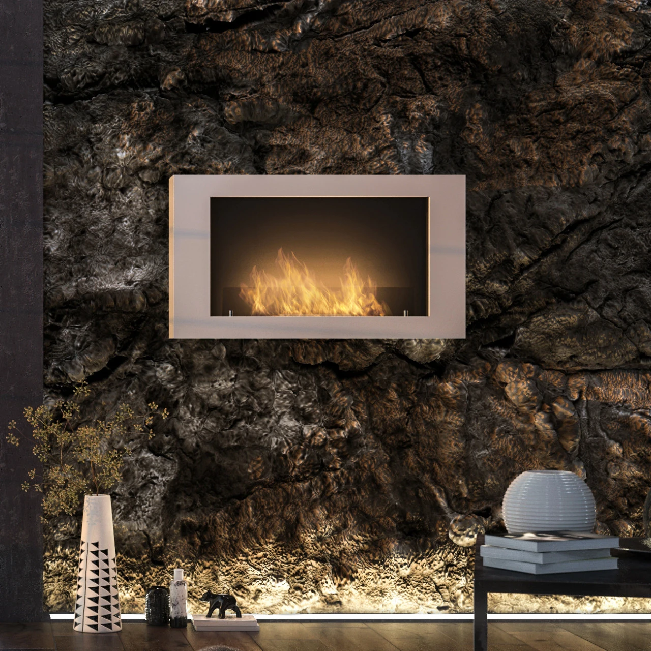 Murall 1000 Designer Ethanolkamin Weiß 5 Murall 1000 Designer Ethanolkamin Weiß – Bild 3