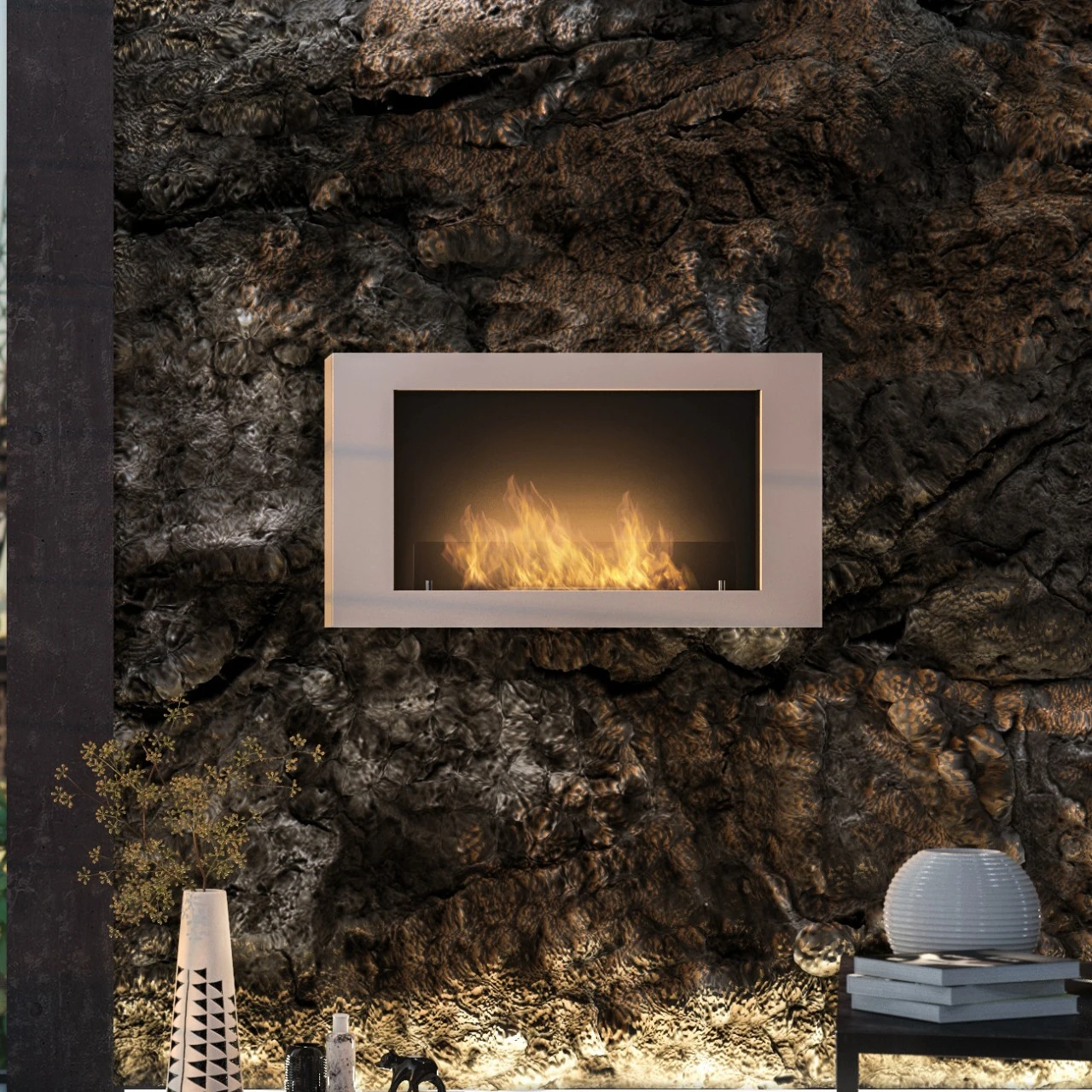 Murall 1000 Designer Ethanolkamin Weiß 8 Murall 1000 Designer Ethanolkamin Weiß – Bild 6