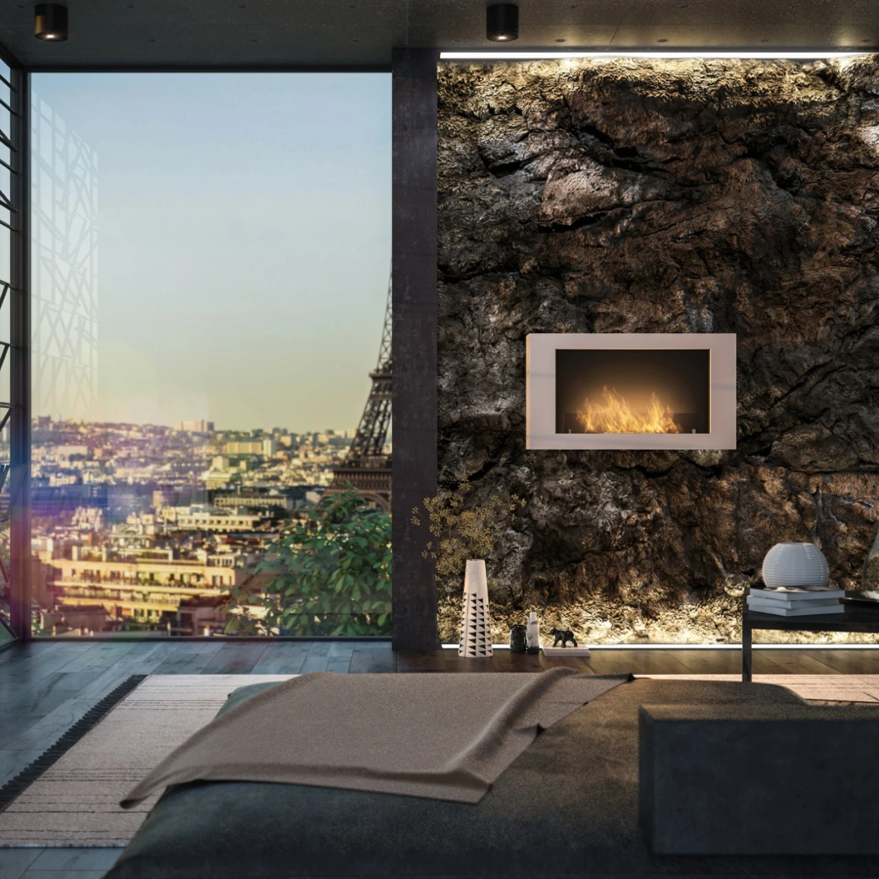 Murall 1000 Designer Ethanolkamin Weiß 9 Murall 1000 Designer Ethanolkamin Weiß – Bild 7