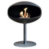 Cocoon Fires PEDESTAL Designer Ethanolkamin Schwarz