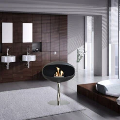 Cocoon Fires PEDESTAL Designer Ethanolkamin Schwarz -Besten Kamin Laden ethanolkamin pedestal black edelstahl web3 1280x1280