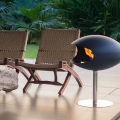 Cocoon Fires PEDESTAL Designer Ethanolkamin Schwarz/Edelstahl -Besten Kamin Laden ethanolkamin pedestal black edelstahl web8 1280x1280 1