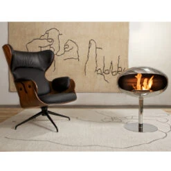 Cocoon Fires PEDESTAL Designer Ethanolkamin Schwarz -Besten Kamin Laden ethanolkamin pedestal edelstahl web4 1280x1280 1