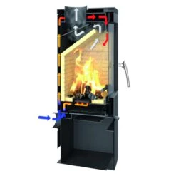 Falun Weiß Emailliert Kaminofen 8kW 14 Falun Weiß Emailliert Kaminofen 8kW -Besten Kamin Laden falun brennkammer brennprozess thorma 1280x1280 1