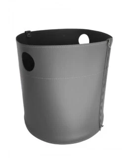 Giro Designer Holzkorb Anthrazit Aus Regeneriertem Leder Mit Rollen -Besten Kamin Laden firestyle giro anthrazit 3 1280x1280