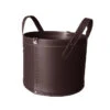 Designer Holzkorb Tonda Mini Dunkel-Braun Aus Regeneriertem Leder Mit Rollen -Besten Kamin Laden firestyle tonda dunkel braun 1 1280x1280 3