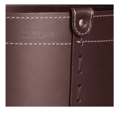 Designer Holzkorb Tonda Dunkel Braun Aus Regeneriertem Leder Mit Rollen 9 Designer Holzkorb Tonda Dunkel Braun Aus Regeneriertem Leder Mit Rollen -Besten Kamin Laden firestyle tonda dunkel braun 1280x1280 1