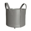 Designer Holzkorb Tonda Taupe Aus Regeneriertem Leder Mit Rollen -Besten Kamin Laden firestyle tonda taupe 1 1280x1280 3