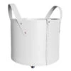 Designer Holzkorb Tonda Weiß Aus Regeneriertem Leder Mit Rollen 1 Designer Holzkorb Tonda Weiß Aus Regeneriertem Leder Mit Rollen -Besten Kamin Laden firestyle tonda weiss 2 1280x1280 1